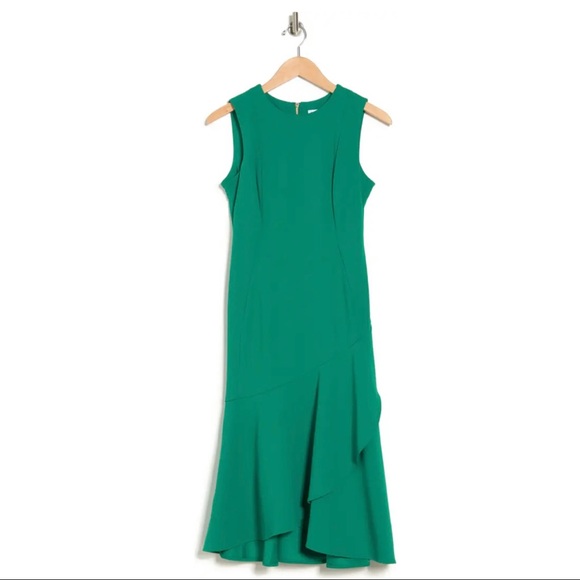 Calvin Klein Dresses Calvin Klein Green Dress Poshmark